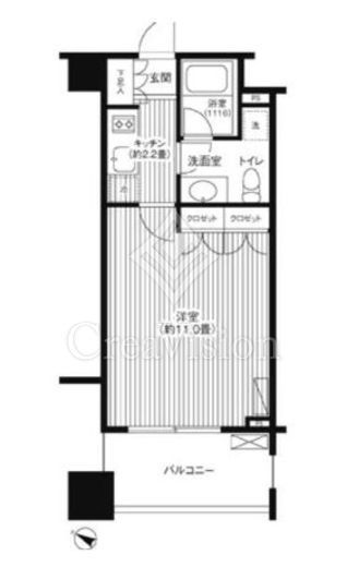 グランハイツ代々木　304号室　間取り