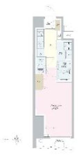 ロイジェント山王　602号室　間取り