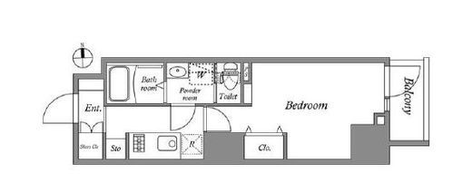 リテラス蒲田　902号室　間取り
