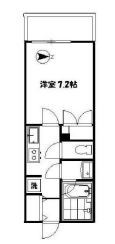 セレビア新宿御苑前　501号室　間取り