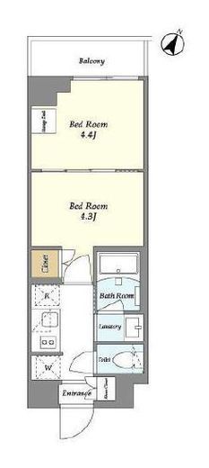 ベルファース駒沢三丁目　317号室　間取り