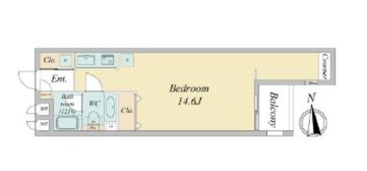 エルスタンザ下北沢　102号室　間取り