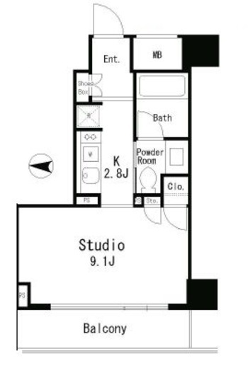 MFPRコート目黒南　305号室　間取り