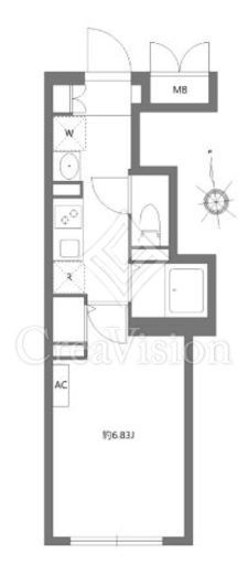エルファーロ三軒茶屋Ⅱ　105号室　間取り