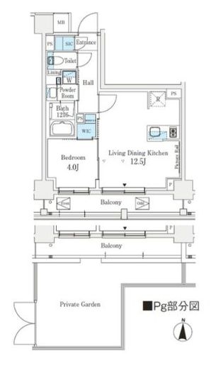 J.GRAN Court 品川西大井EAST　103号室　間取り