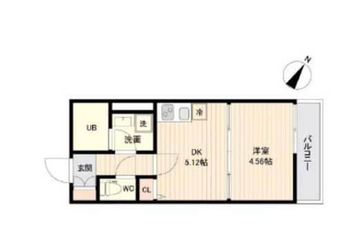 ラクラス三軒茶屋　303号室　間取り