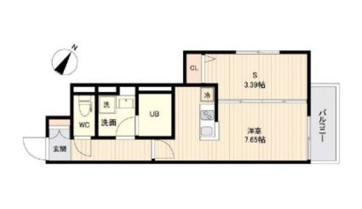 ラクラス三軒茶屋　307号室　間取り