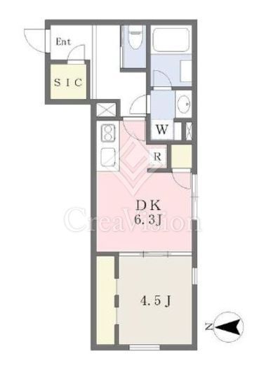 Reve Residence 白金台Ⅲ (レーヴレジデンス白金台Ⅲ)　301号室　間取り