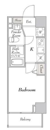 ミリアレジデンス大崎　701号室　間取り