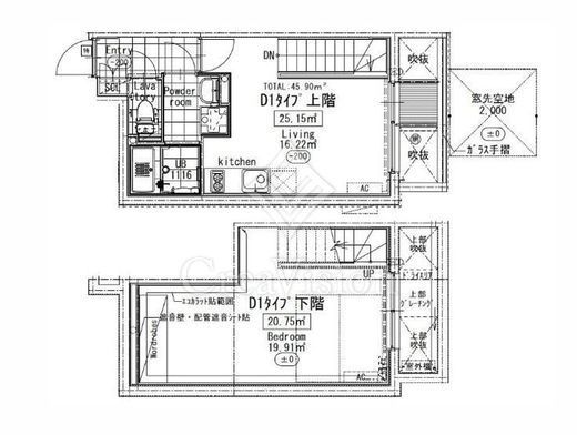 プライマル駒沢大学　105号室　間取り