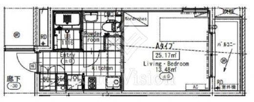 プライマル駒沢大学　201号室　間取り