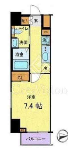 ジェノヴィア目黒南グリーンヴェール　505号室　間取り