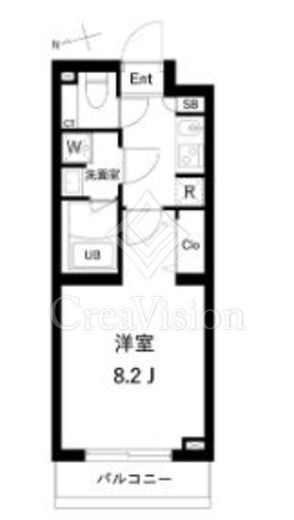 XEBEC経堂 (ジーベック経堂)　308号室　間取り