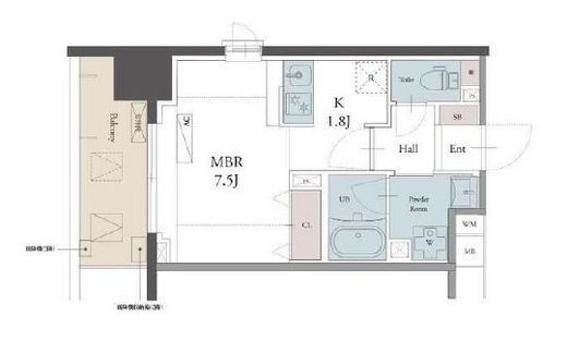 ラグゼナ用賀　1002号室　間取り