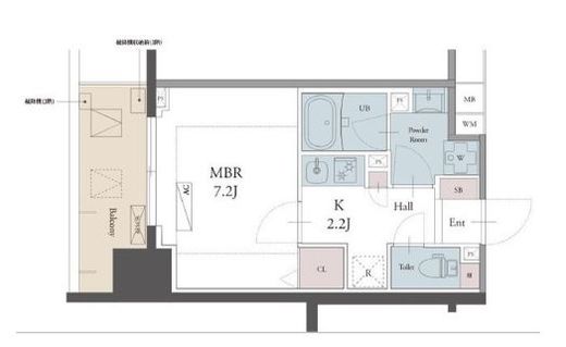 ラグゼナ用賀　301号室　間取り