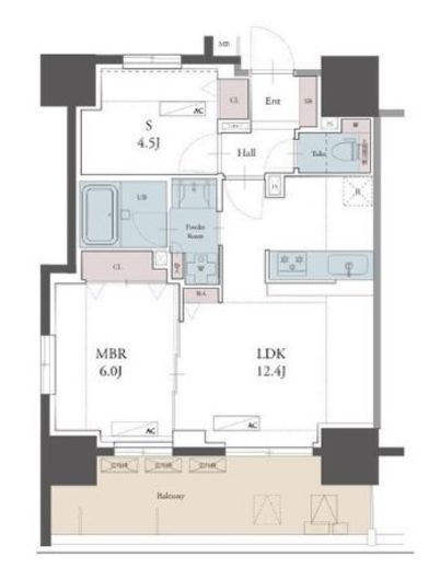 ラグゼナ用賀　707号室　間取り