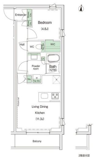 スタイリオ池上WeLL　405号室　間取り