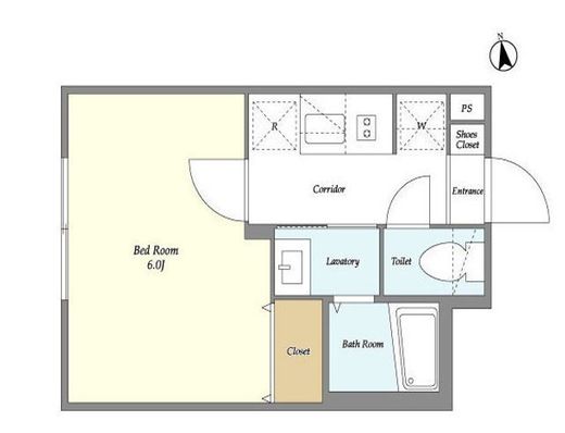ウェルスクエア学芸大学　103号室　間取り