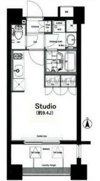 コンフォリア麻布十番　301号室　間取り