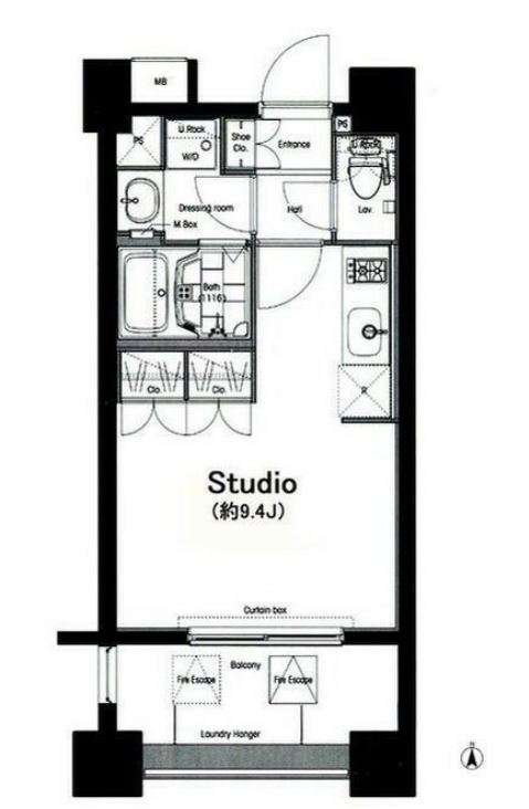 コンフォリア麻布十番　605号室　間取り