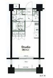 コンフォリア麻布十番　702号室　間取り