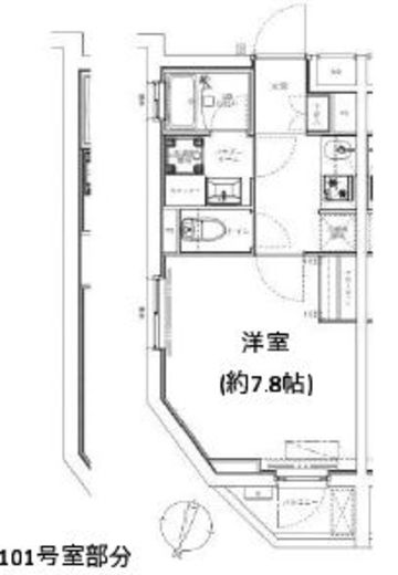 ジェノヴィア学芸大学　401号室　間取り