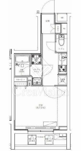 ジェノヴィア学芸大学　503号室　間取り