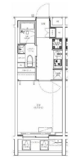 ジェノヴィア学芸大学　504号室　間取り