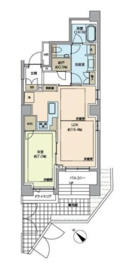 レガシス代官山　103号室　間取り