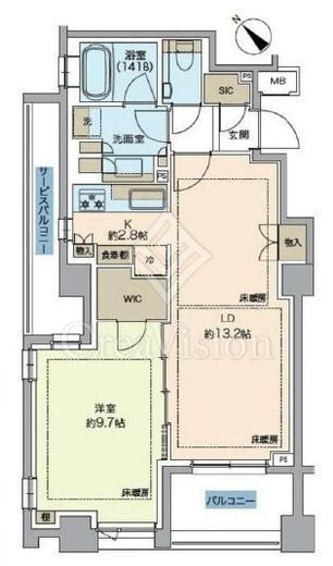 レガシス代官山　301号室　間取り