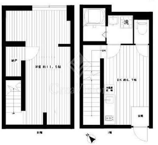 ルミドゥース目黒　103号室　間取り