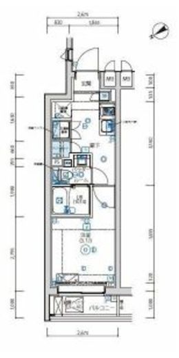 アルテシモアクレ　204号室　間取り