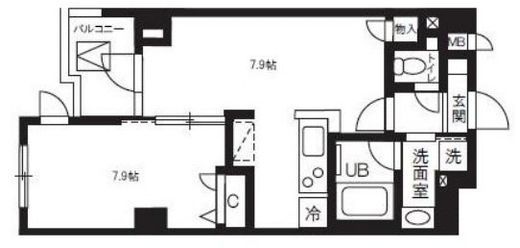 アルティザ自由が丘　303号室　間取り