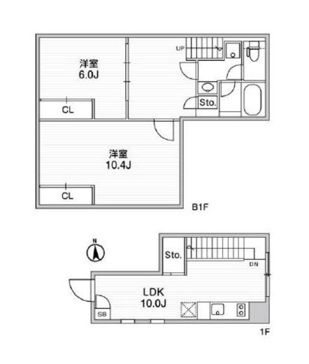 FLUFFY自由が丘 (フラッフィー自由が丘)　111号室　間取り