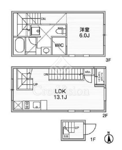 FLUFFY自由が丘 (フラッフィー自由が丘)　204号室　間取り