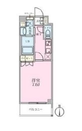 リージア三軒茶屋　205号室　間取り