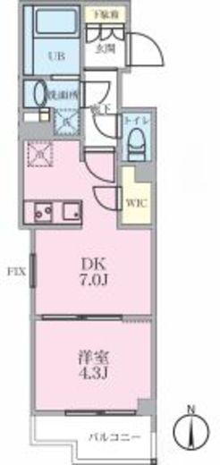 リージア三軒茶屋　301号室　間取り