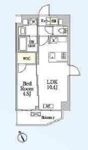 AIFLAT馬込 (アイフラット馬込)　301号室　間取り