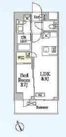 AIFLAT馬込 (アイフラット馬込)　305号室　間取り