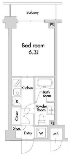 プライムアーバン田園調布南　310号室　間取り