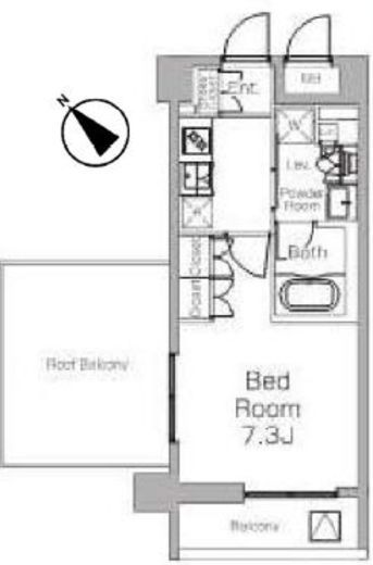 プラウドフラット三軒茶屋Ⅱ　501号室　間取り