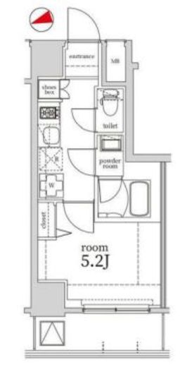 Log戸越 (ログ戸越)　1203号室　間取り