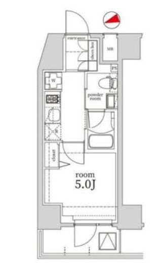 Log戸越 (ログ戸越)　303号室　間取り