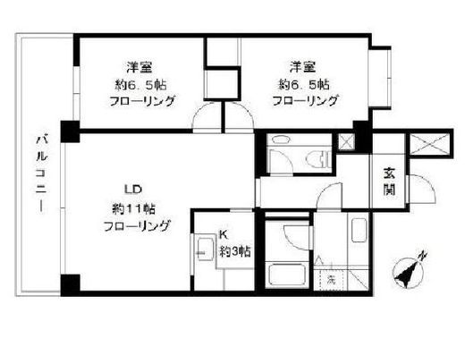 コリーヌ代官山　301号室　間取り
