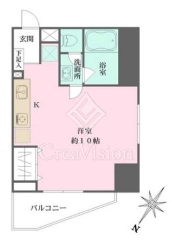 クリーンホームツルオカ　803号室　間取り