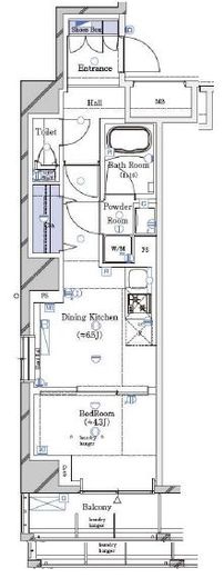ガリシア南馬込　201号室　間取り