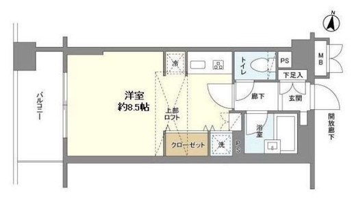 イトーピア用賀　304号室　間取り