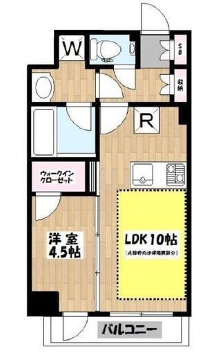 ピアース世田谷松原　602号室　間取り