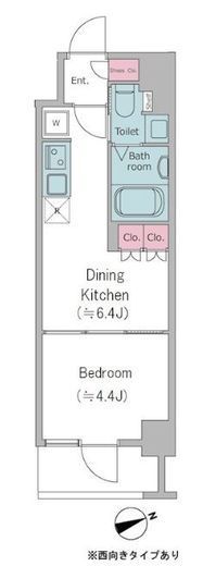 ドゥーエ西馬込Ⅱ　201号室　間取り