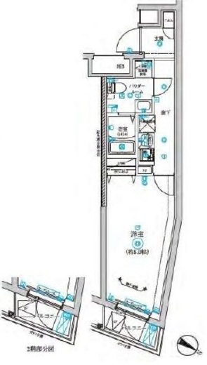 RELUXIA不動前 (リルシア不動前)　209号室　間取り
